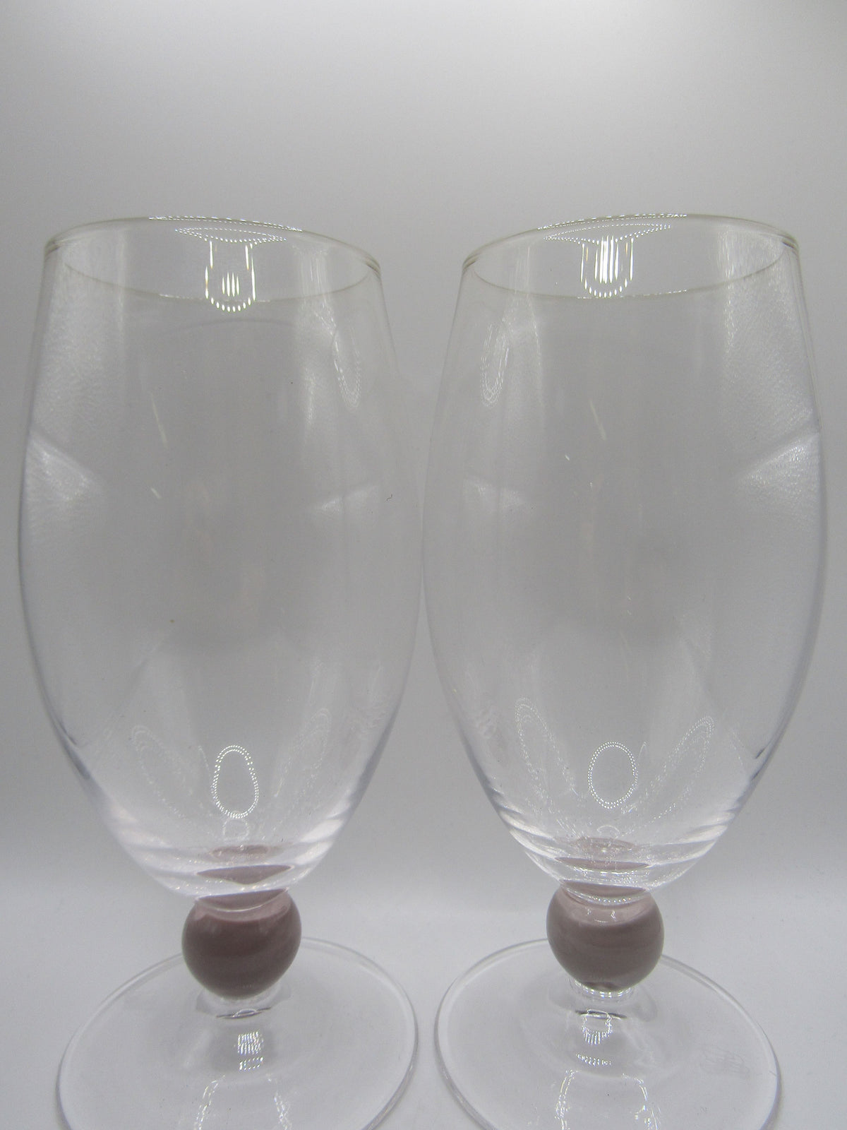 Helle Mardahl Clear Punch Plum Water Glass Set of 2