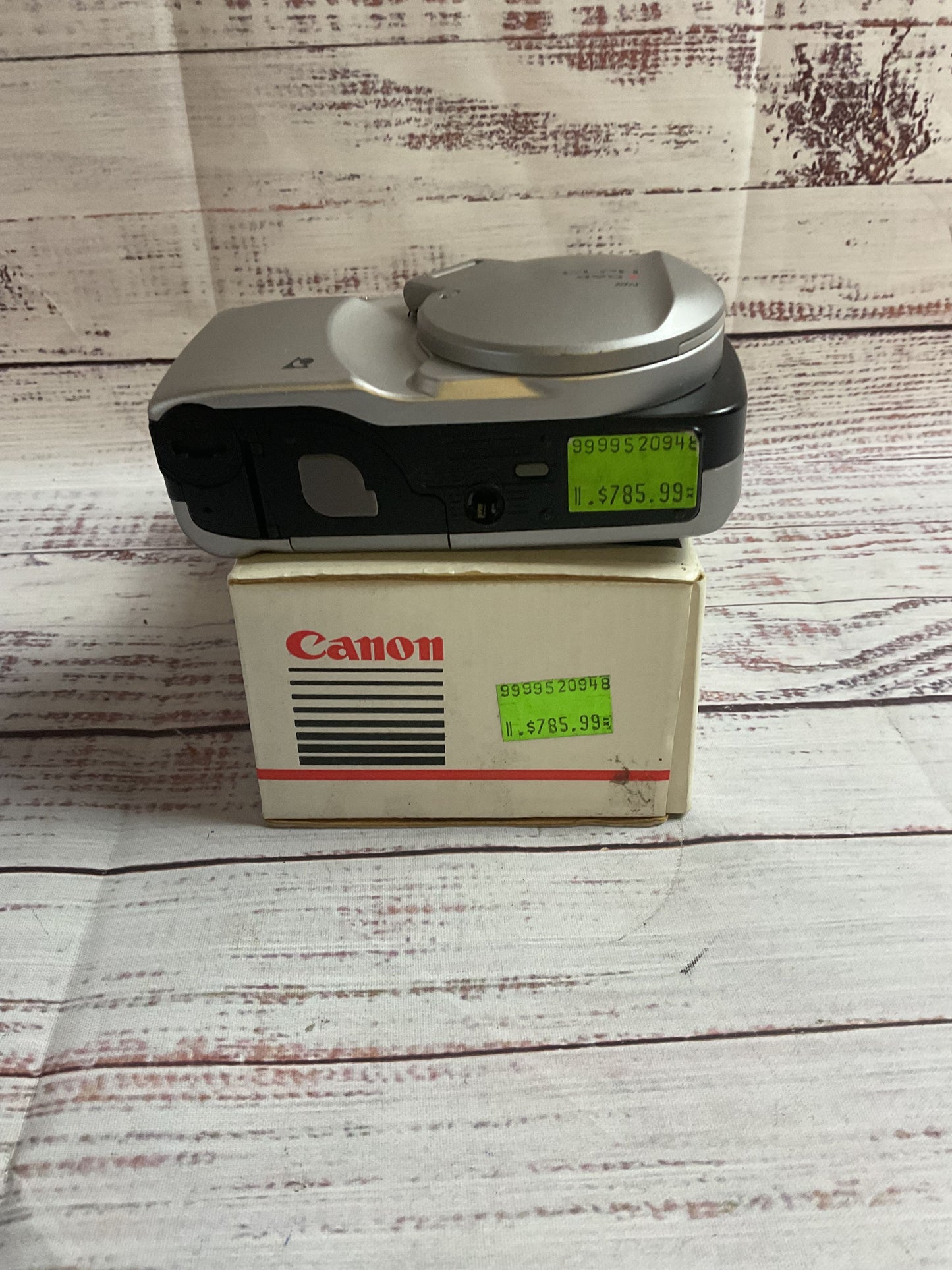 Canon Elph 490z Film Camera with Box and Manual UNTESTED