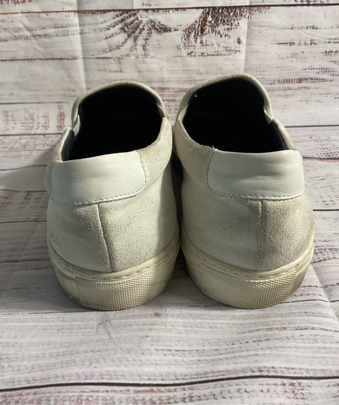 Common Projects Slip On Shoe Size 46 EU Light Grey Suede Achilles 13 US