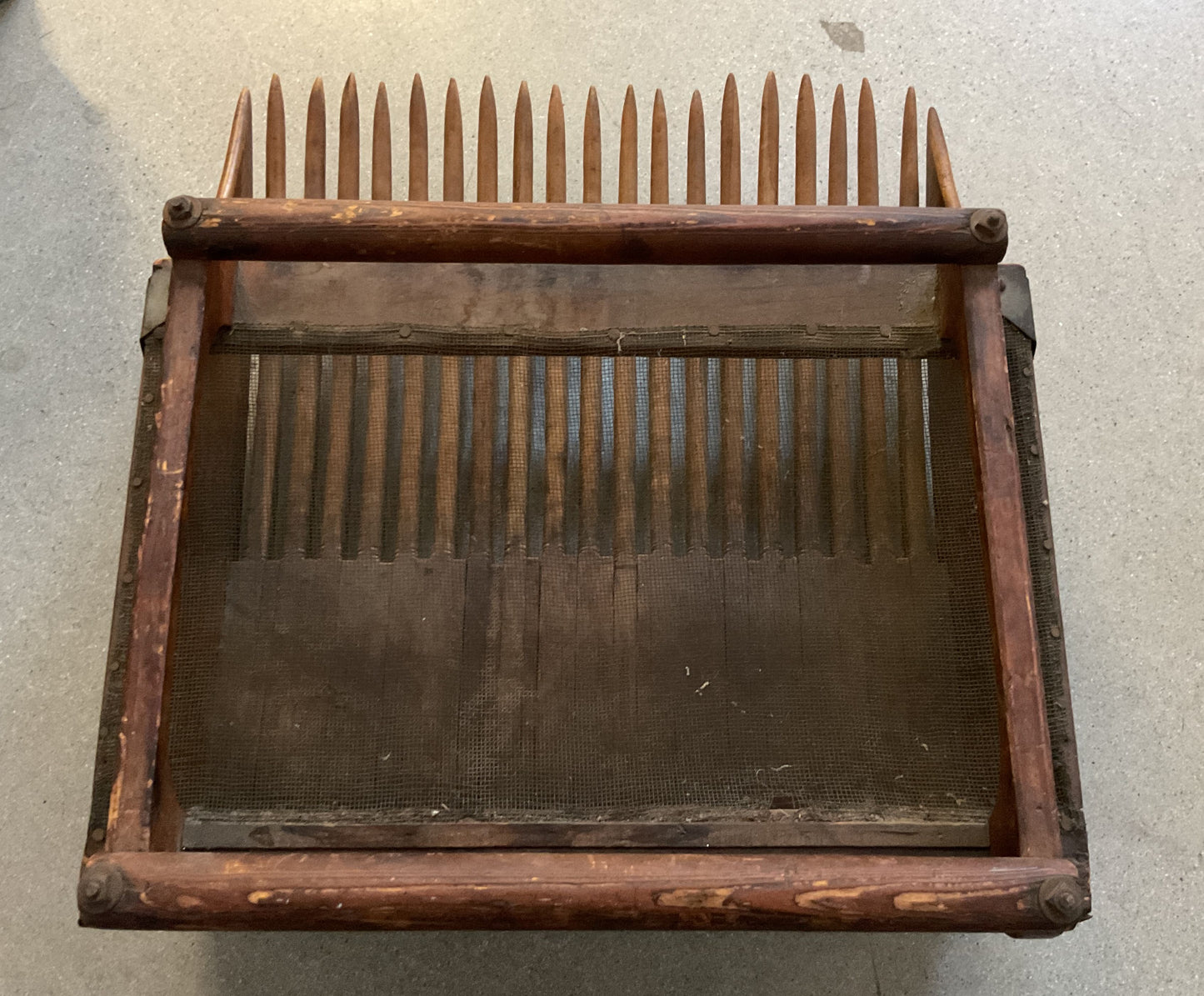 Antique F.L. Buckingham MFG. Plymouth Massachusetts Cranberry Scoop