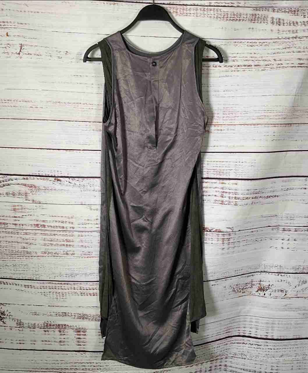 NWT Women's J.Brand Granite Gray Casual Dress Size M Retail $395