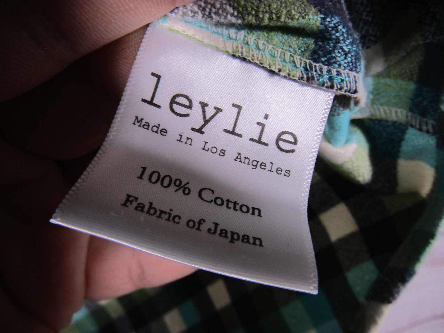 Leylie Women's Green Plaid Campfire Shirt Jacket Size XS