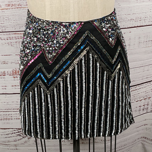 NWT PARKER Multicolor Sequin Mini Skirt- SZ 10