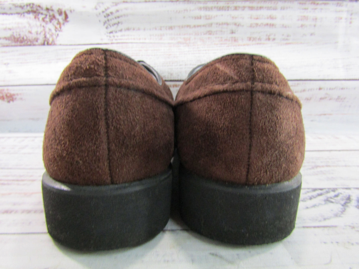 Hush Puppies Women's Brown Suede Oxford Dress Shoes Size 7.5