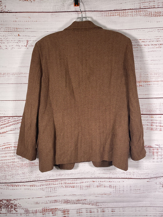 Ralph Lauren Brown Three Button Blazer - Size 14