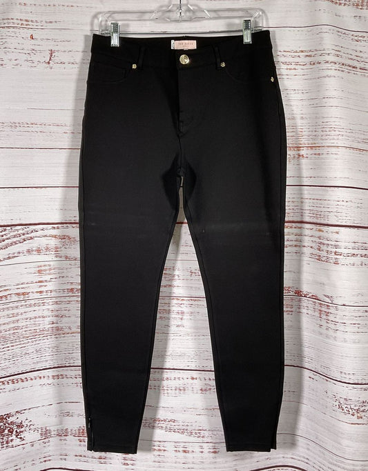 Ted Baker Zippered Ankles Stretch Ankle Pants Black 3