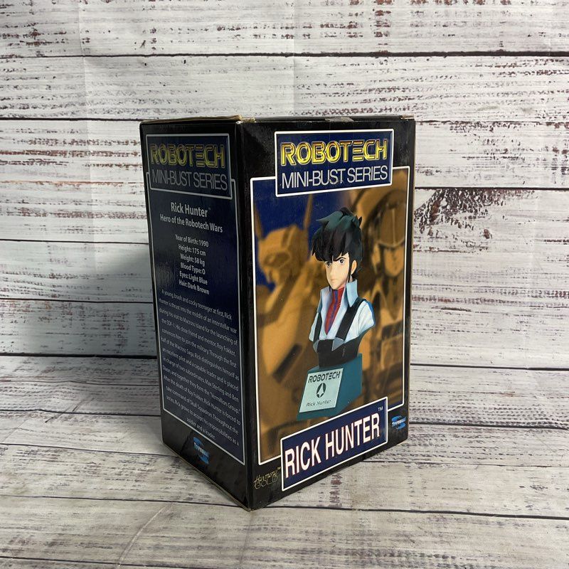 VTG. 2002 Robotech Mini Bust Series Rick Hunter 6.5" Toynami Anime Collectible