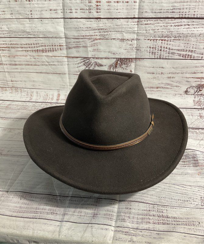 Cody James Men's Dark Brown Wool Cowboy Hat Size L