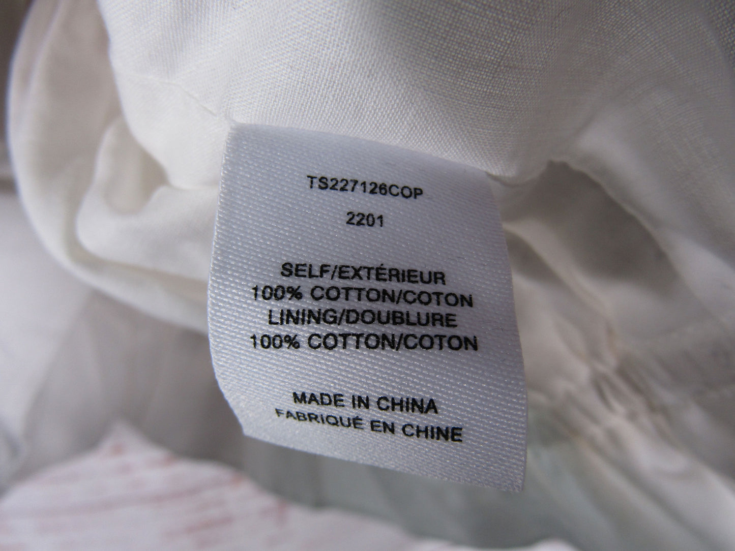 Derek Lam 10 Elora Women's White Puff Sleeve Smocked Blouse Size 16