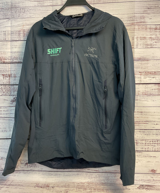 Men's Arc'Teryx Shift Nasdaq Bluegray Jacket with hood Size M