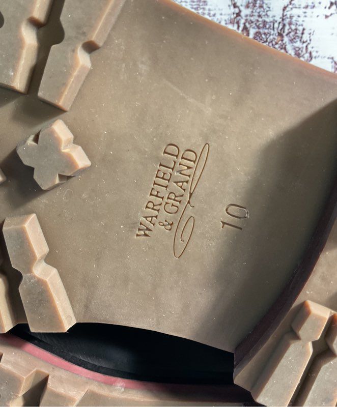 Warfield & Grand Presidio Tip 113806 Gentleman’s Brown Leather Boots Size 10