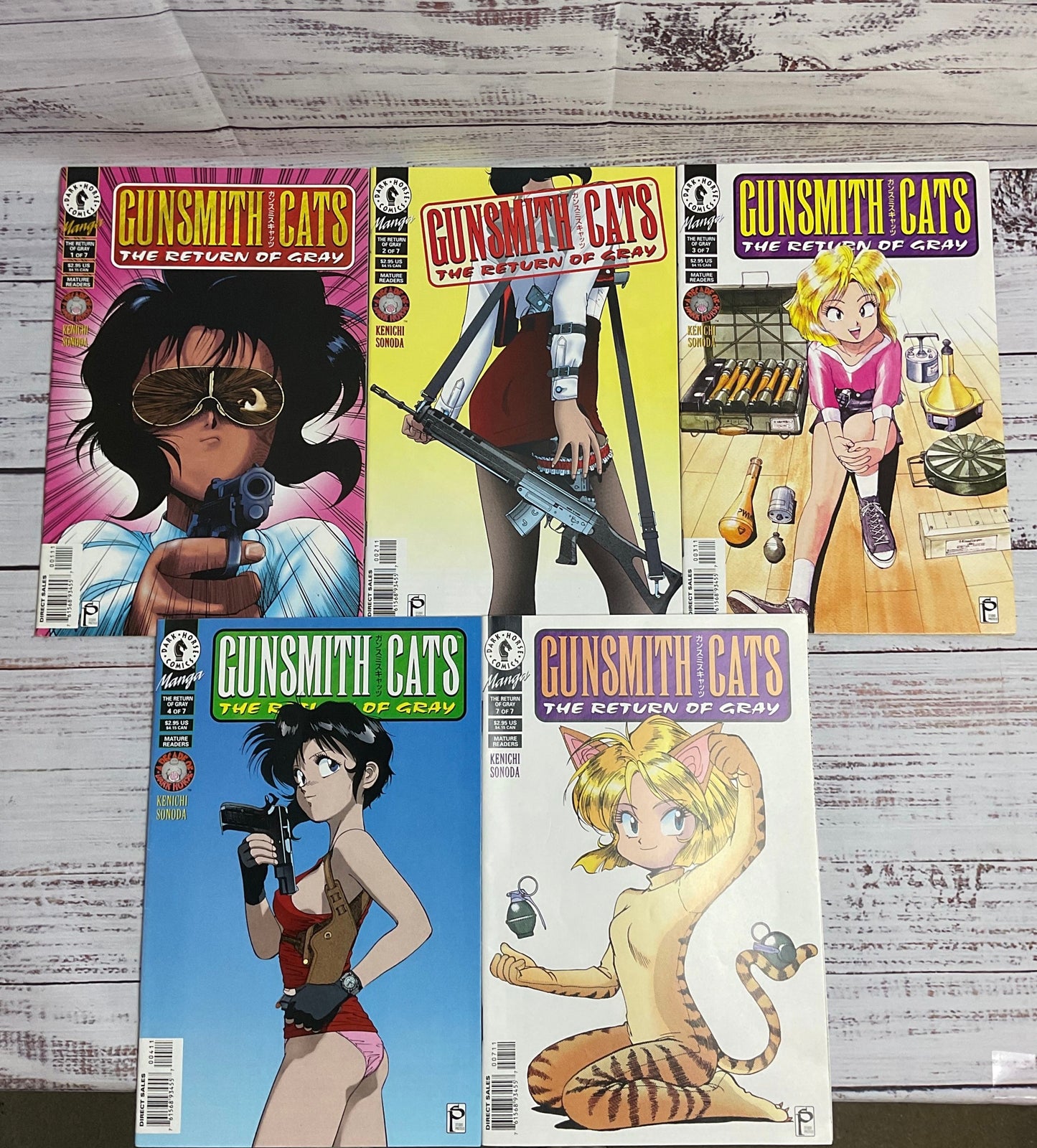 LOT 1996 *Near Mint* Gunsmith Cats: The Return Of The Gray: Kenichi Sonoda