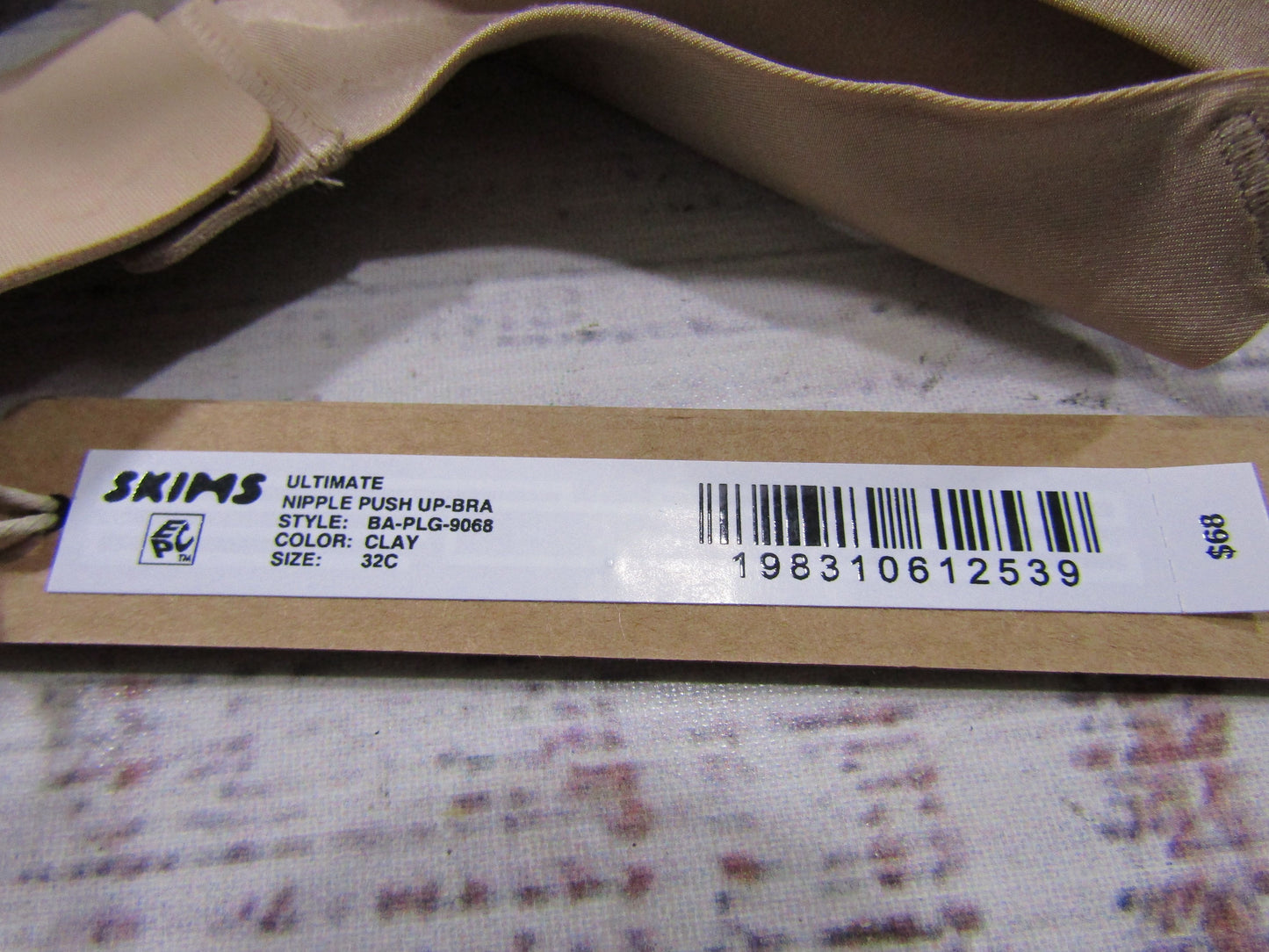 Skims Ultimate Nipple Push Up Bra Size 32C
