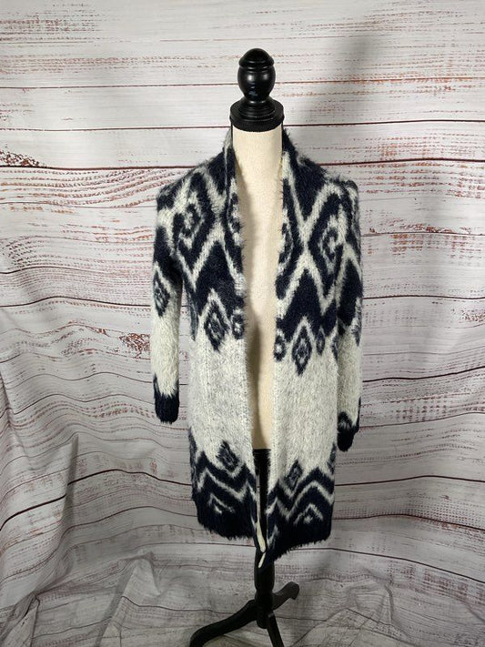 Sleeping on Snow by Anthropologie Diamond Eyelash Open Cardigan Size XS Women's