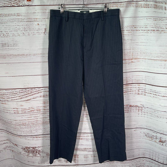 NWT Dockers Classic Fit Navy Pinstripe Trouser Men's Pants Size 32x30