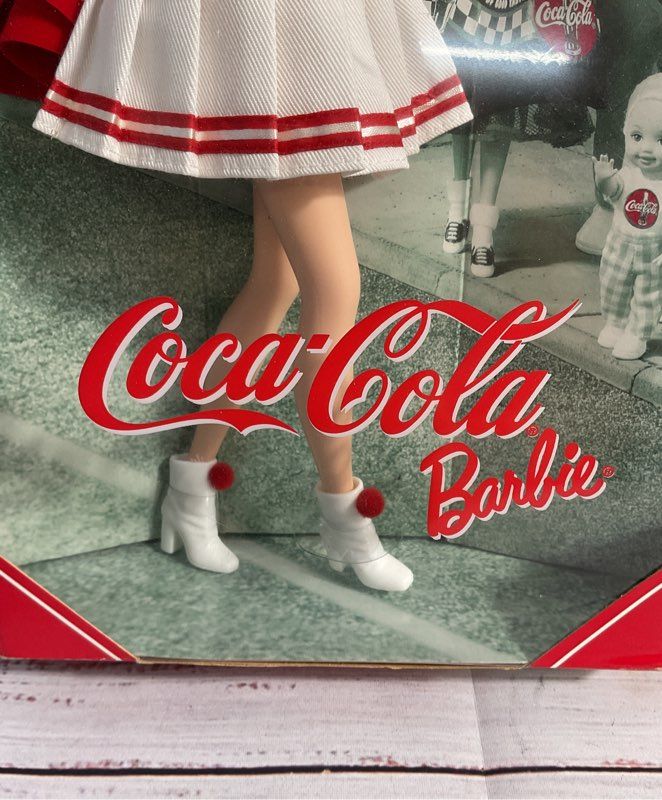 Coca Cola Majorette Barbie 12" Collector Doll New Nib Nrfb 2001 Mattel