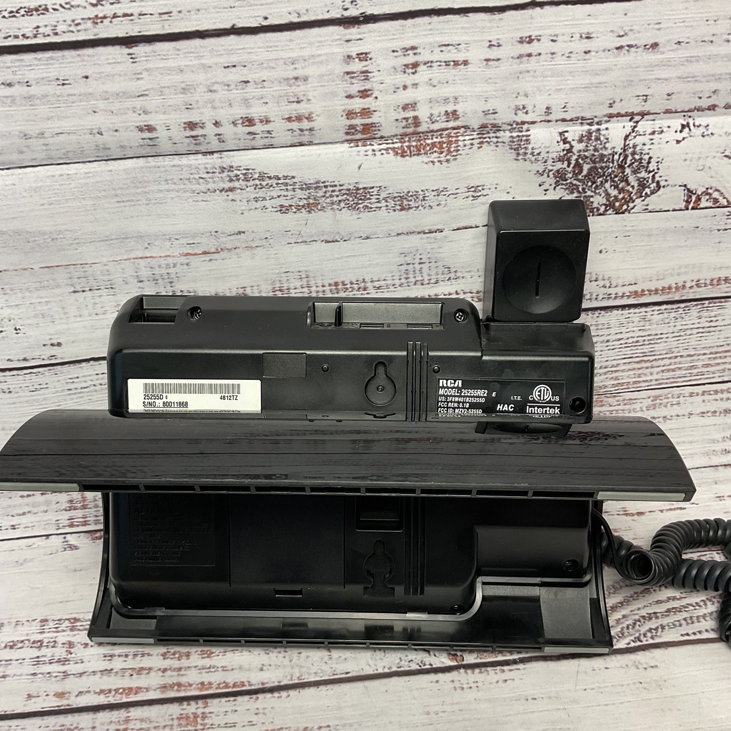 RCA 25255RE2 DECT 6.0 Telefield Intercom Phone System Untested No Power Cord