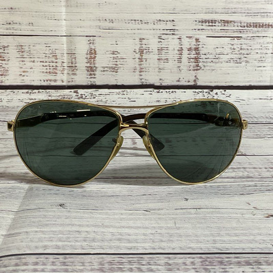 RAY-BAN RB3393 Men's Gold Tone Green Lens Aviator Sunglasses- 54[ ]14 (AS-IS)