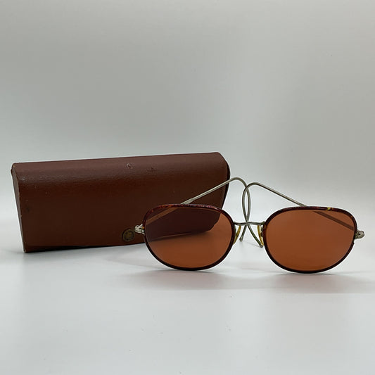 B.O.I.C London England Silver Tone Oval Sunglasses (FRAMES ONLY)