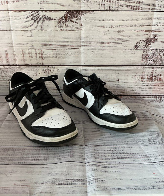 Women's Nike Dunk Low Black & White Sneakers Size 8.5