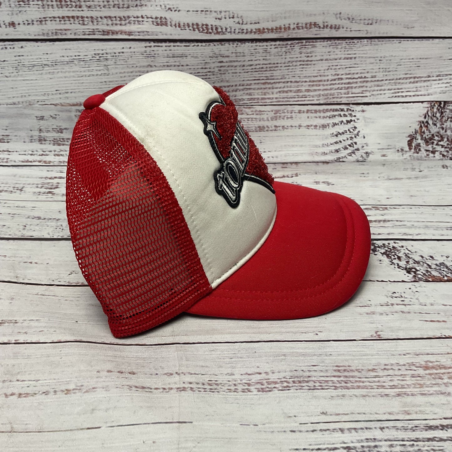 Tommy Hilfigure Jeans Tommy Girl Trucker Cap Red Hat - Size OS