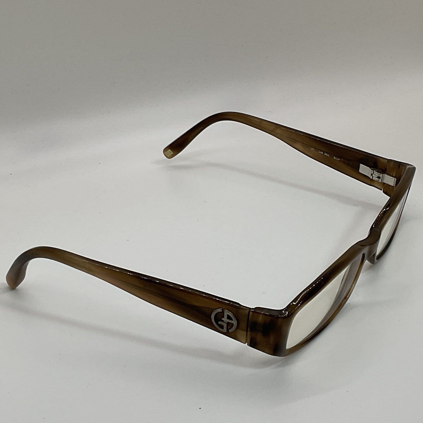 GIORGIO ARMANI GA360 Brown Eyeglasses- 130 (FRAMES ONLY)