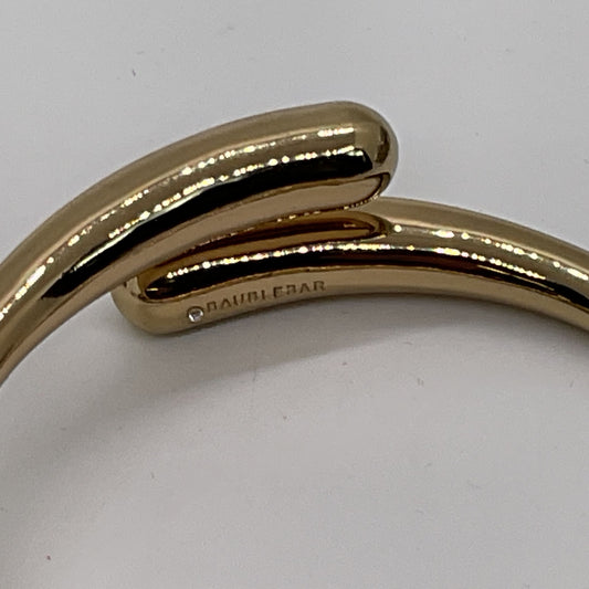 BAUBLEBAR Gold Tone Hinge Bangle Bracelet