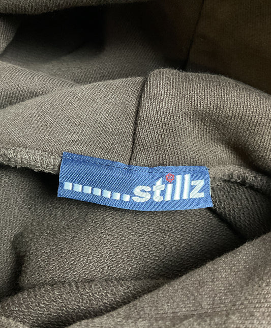 Stay Stillz Brown Casual Pull-Over Hoodie w/ Embroidery - Size Medium