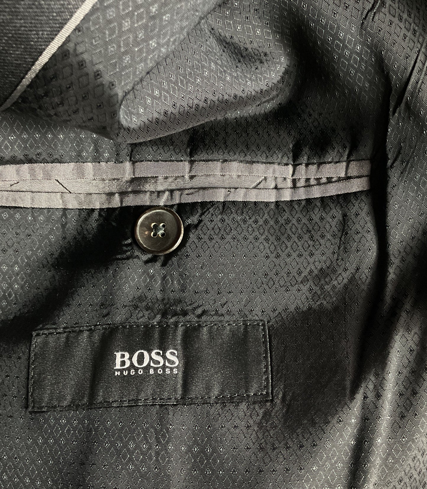 Boss Hugo Boss Super 100 Virgin Wool Suit Set Dark Gray 40R 40R/30