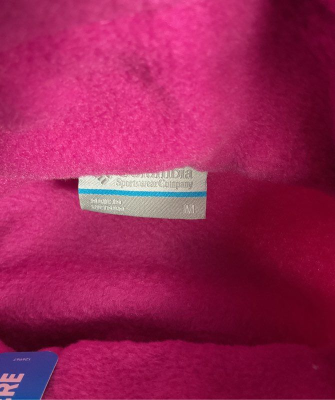 Columbia Women's Benton Springs Full Zip Fleece Jacket Pink M