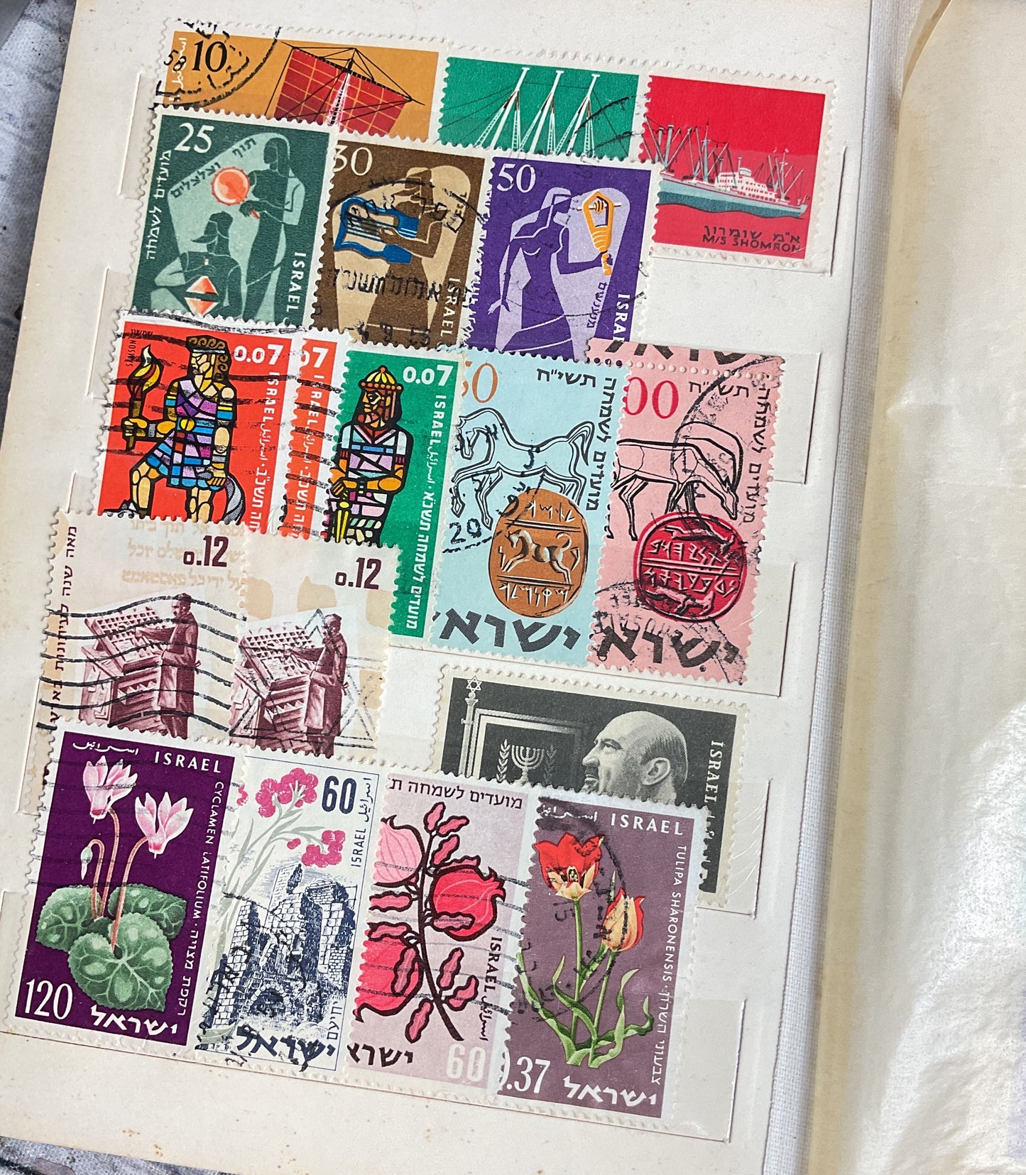 Collection of United States & International Lot of 3 Stamp Albums