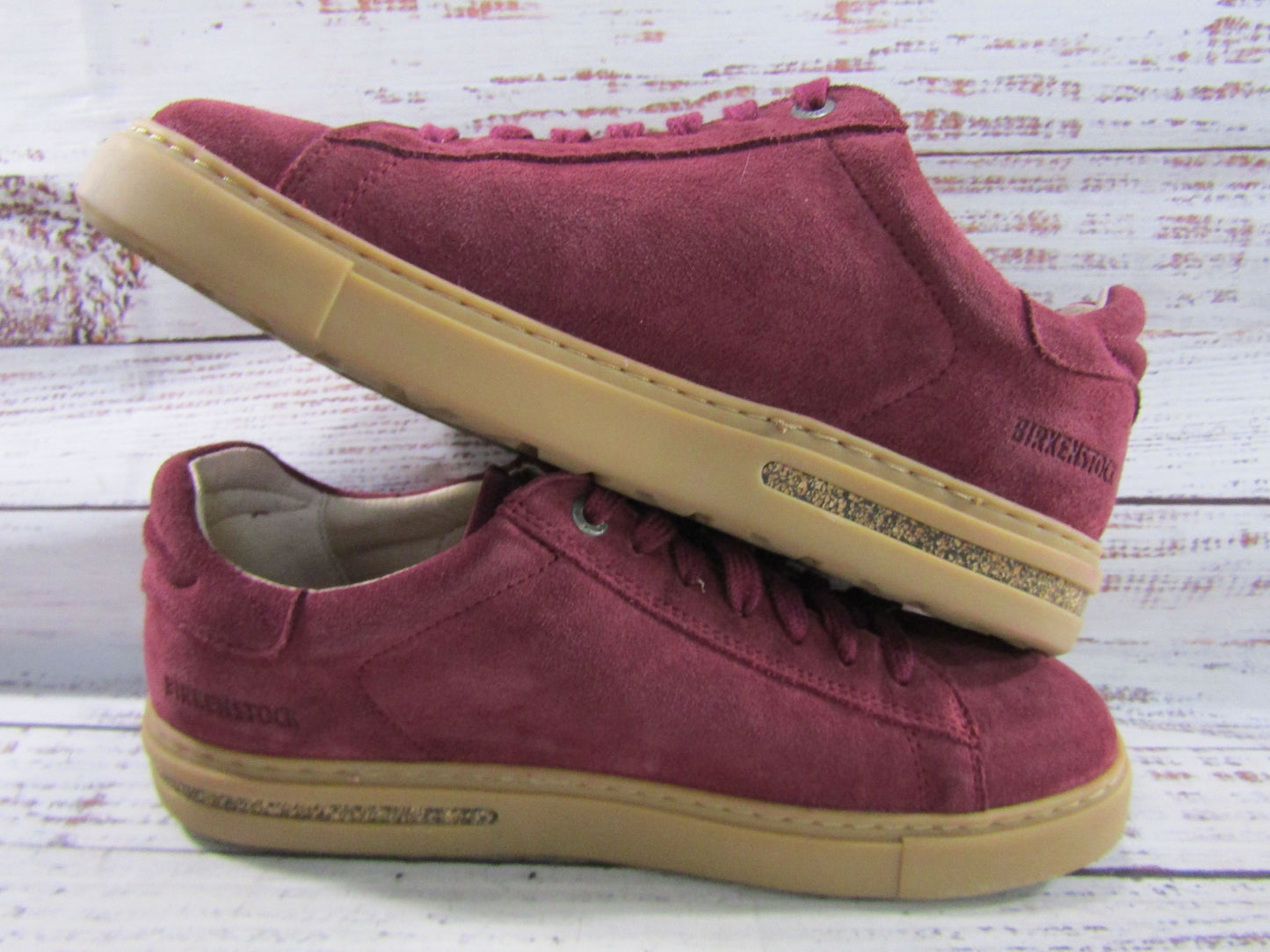 Birkenstock Bend Low Women's Zinfandel Suede Sneakers Size 7