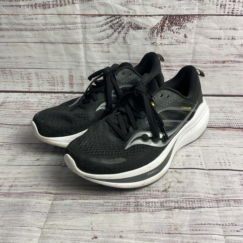 Saucony Omni 22 Black Athletic Running Sneaker Women's Size 7 US