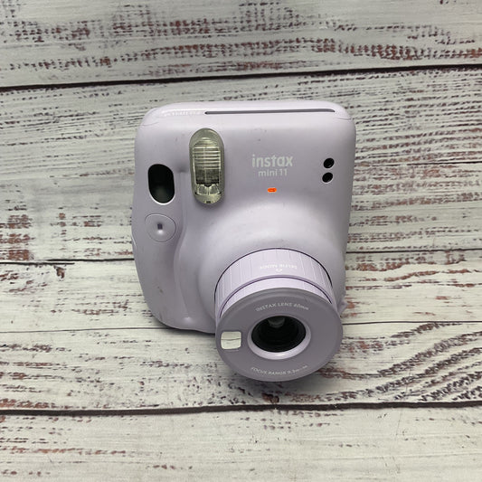 Fuji Instax Mini 11 Instant Film Camera Purple Turns on