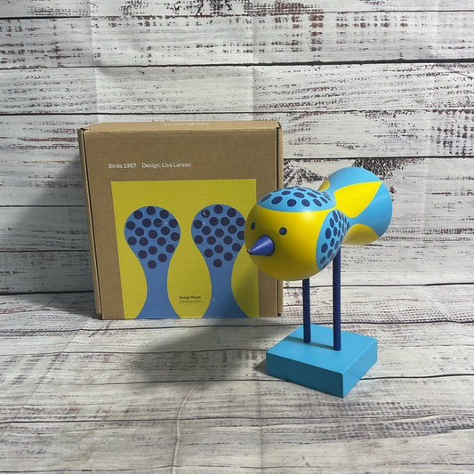 Design House Stockholm Birds 1967 No. 5 Blue/Yellow 7" Figurine Statue