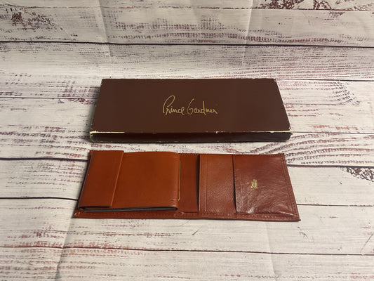 Vintage Prince Gardner Brown Wallet With Box