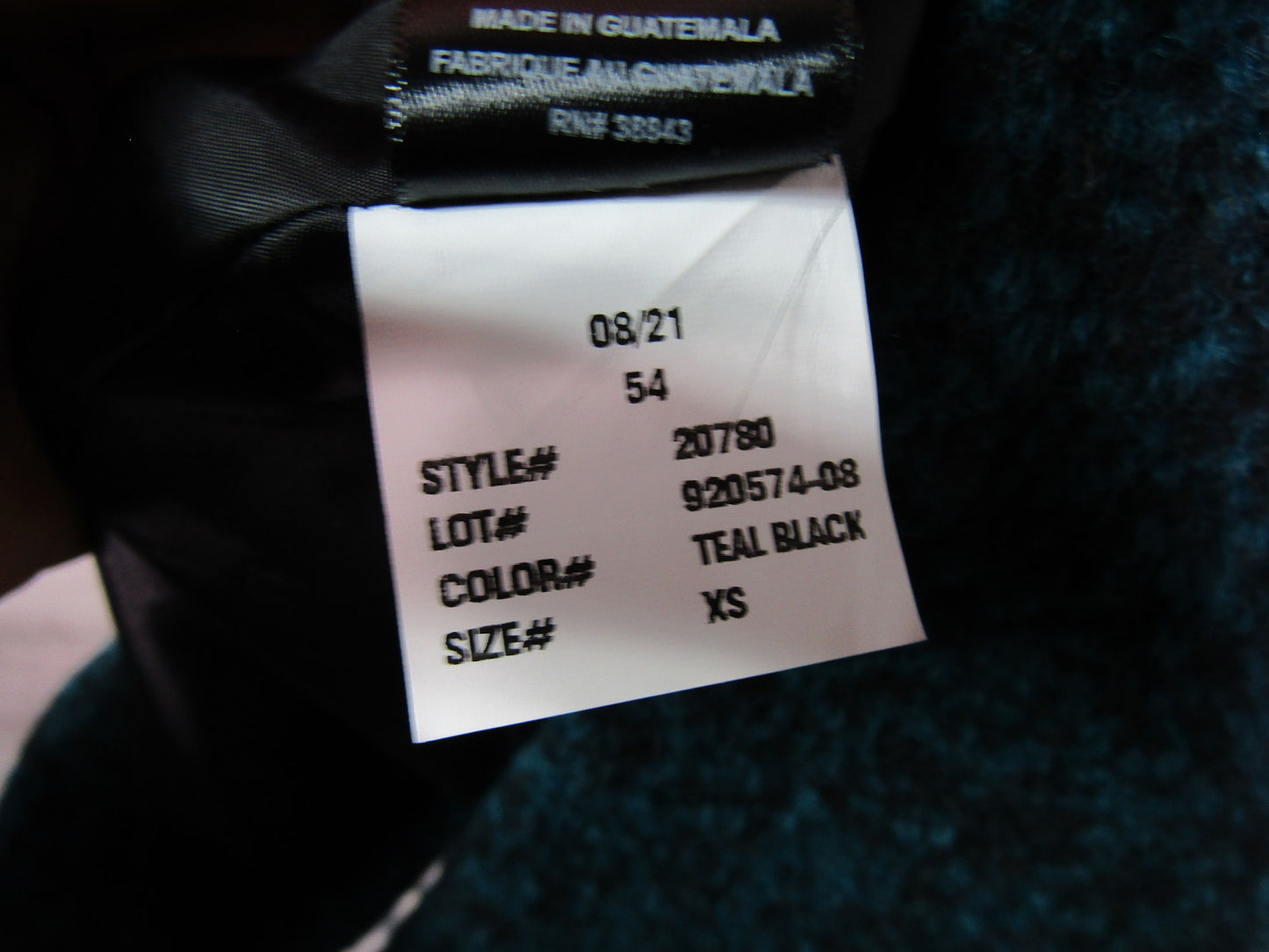 Sam Edelman Women's Teal Blue Wool Blend Coat Size XS