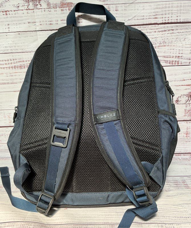 Unisex Timbuck 2 Blue Backpack with lettering Retail $150