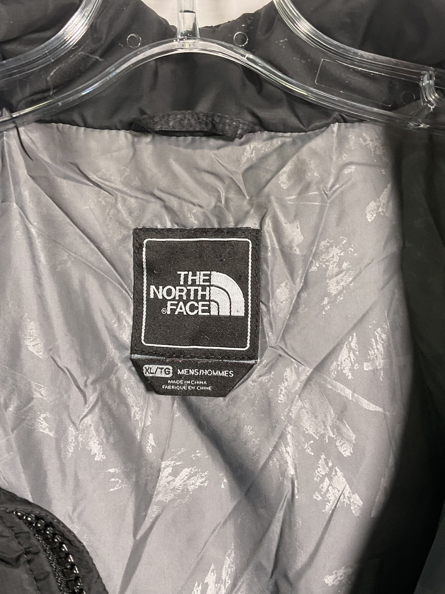 North Face Black Zip Up Jacket - Size XL