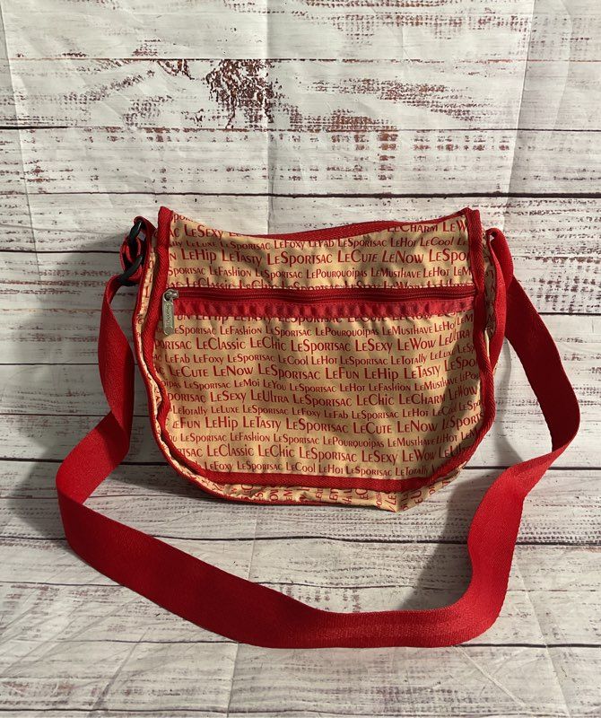 LeSportSac Jonathan Alder Women's Red & Beige Shoulder Bag