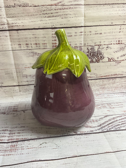 Vintage Metlox Poppy Trail Eggplant Cookie Jar