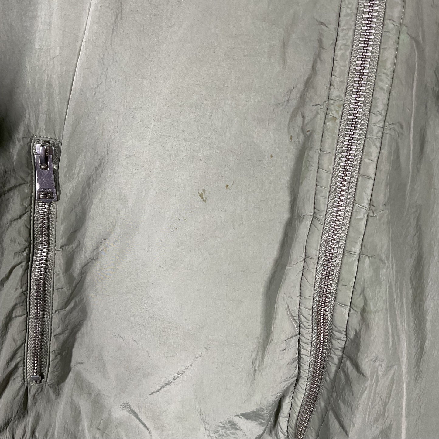 Reiss Light Green Lightweight Bomber Jacket - Size M As-Is