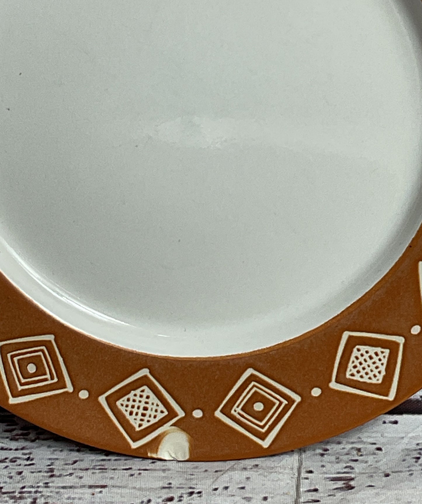 Pottery Barn Bongo Circles 7" Set of 5 Salad Plates Multicolor