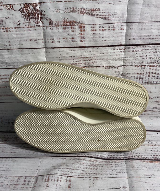 Fear of God Men's Canvas 101 Backless White Sneakers Size 46 EU / 13 US