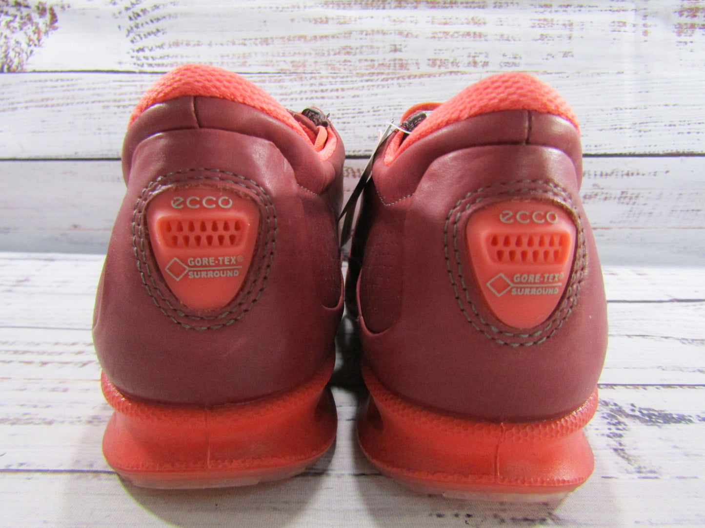 Ecco Cool Pro Women's Blue Leather Gore-Tex Waterproof Golf Shoes Size 6