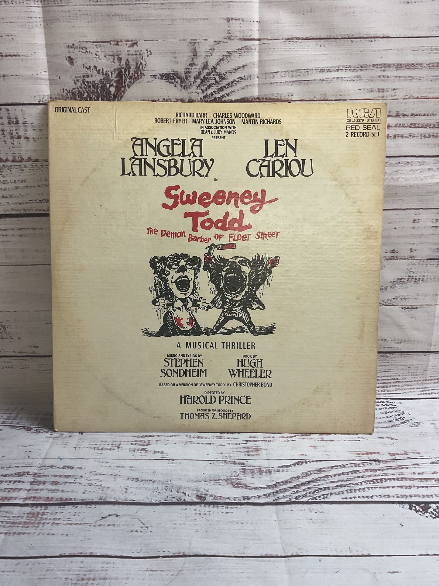 Sweeney Todd Vinyl Record Lp Original Cast