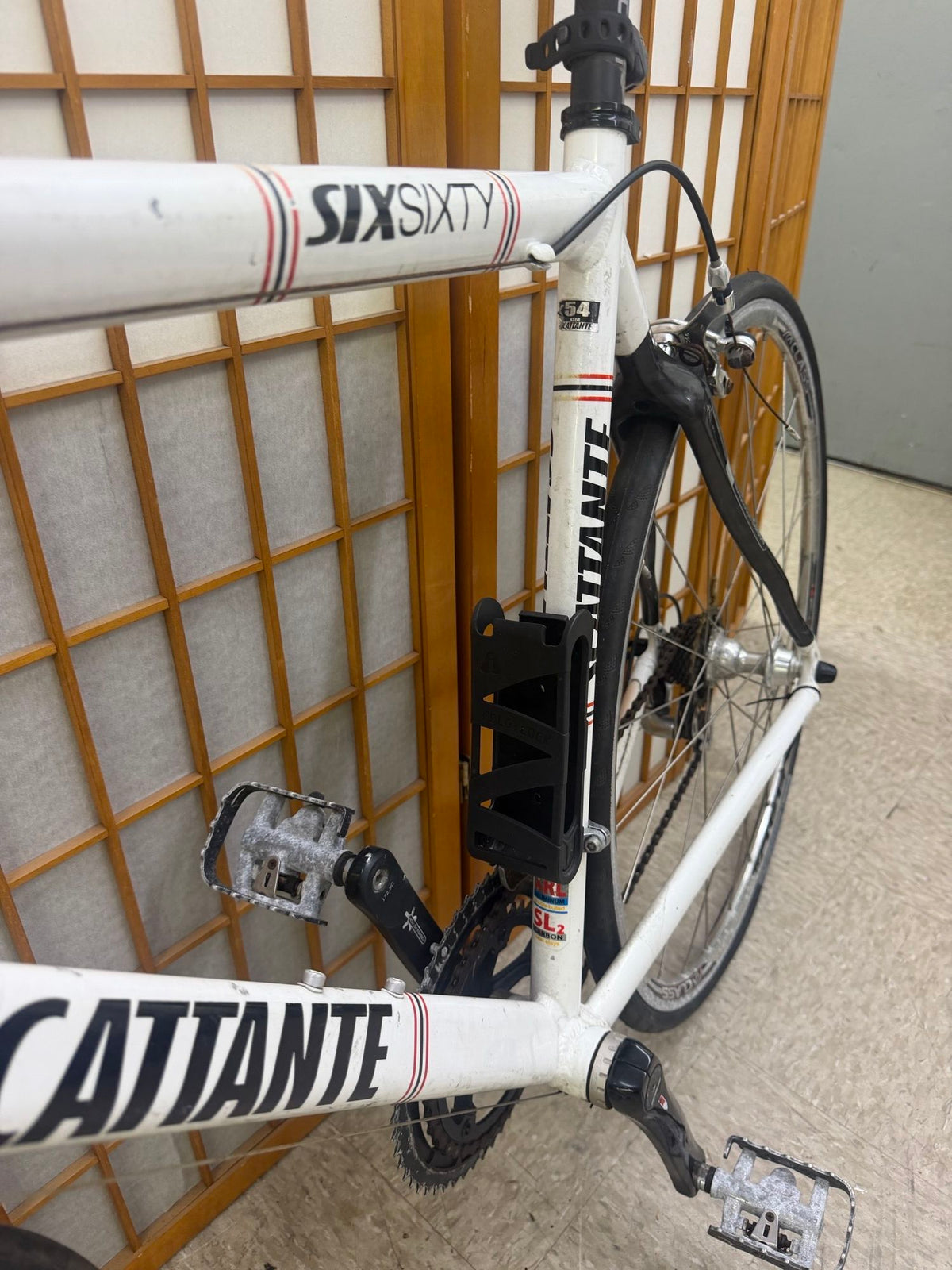 Scattante Six Sixty Road White Steel Bike PICK UP ONLY