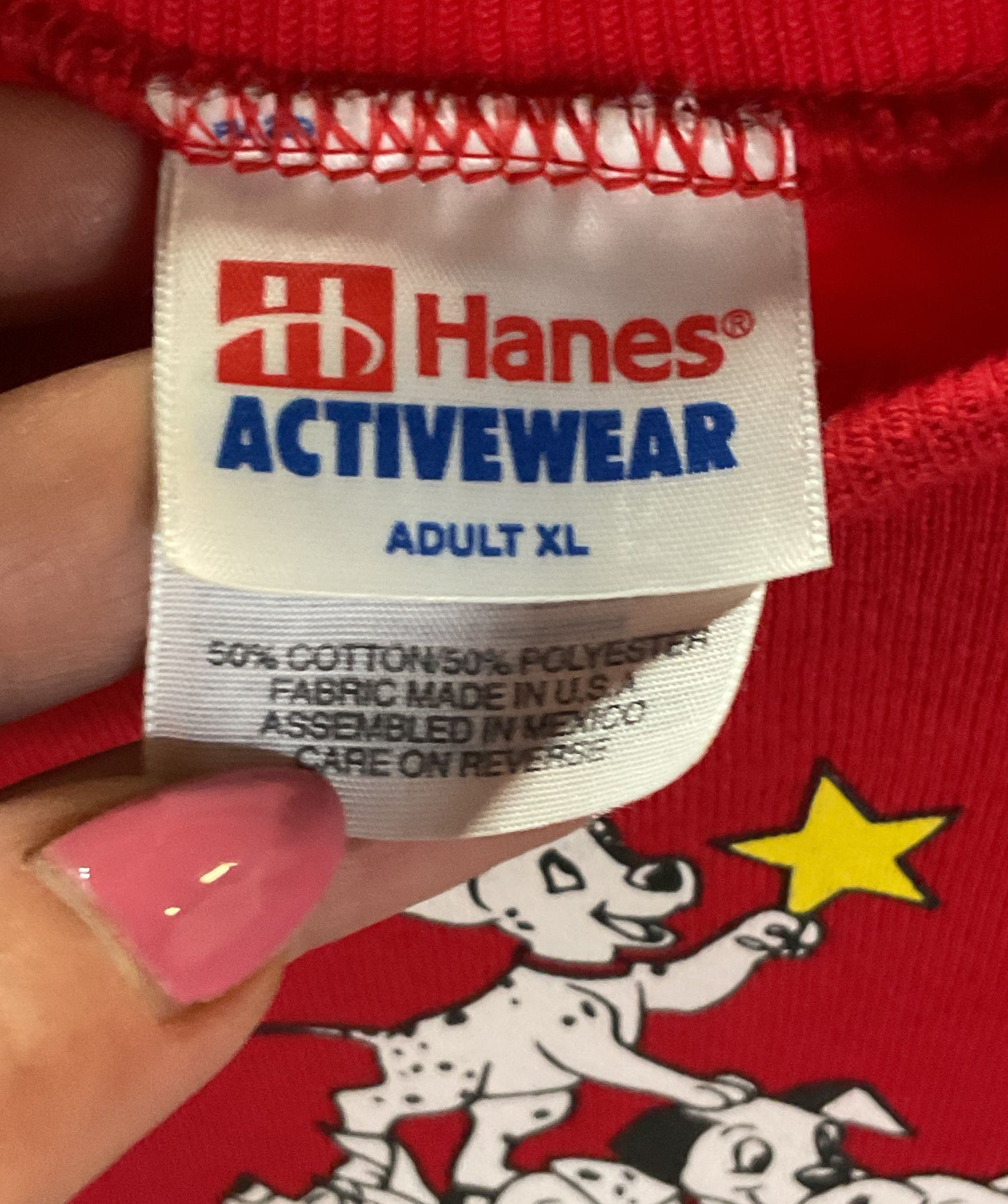 Vintage Hanes Disney Red Christmas Sweater - Size XL