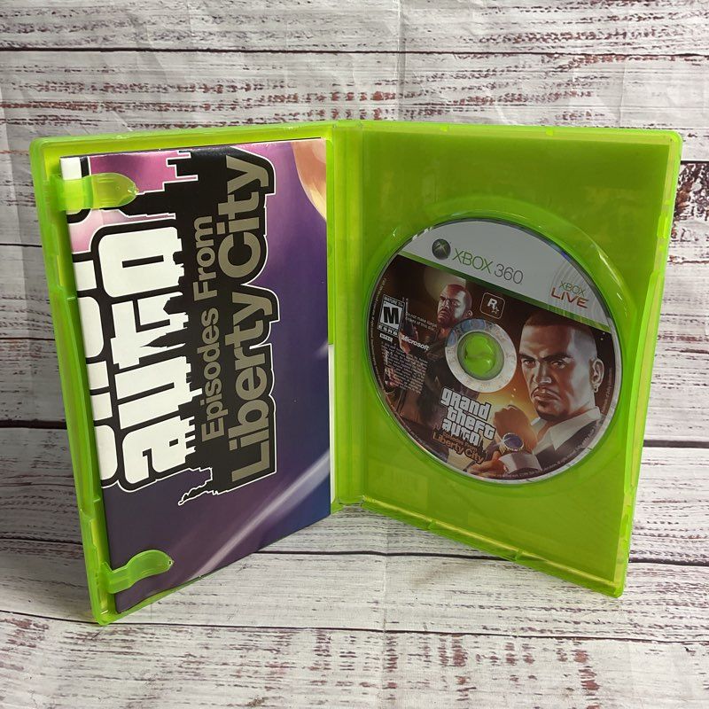 Microsoft Xbox 360 Grand Theft Auto Episodes From Liberty City Manual & Poster