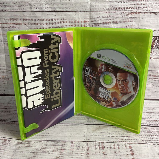 Microsoft Xbox 360 Grand Theft Auto Episodes From Liberty City Manual & Poster